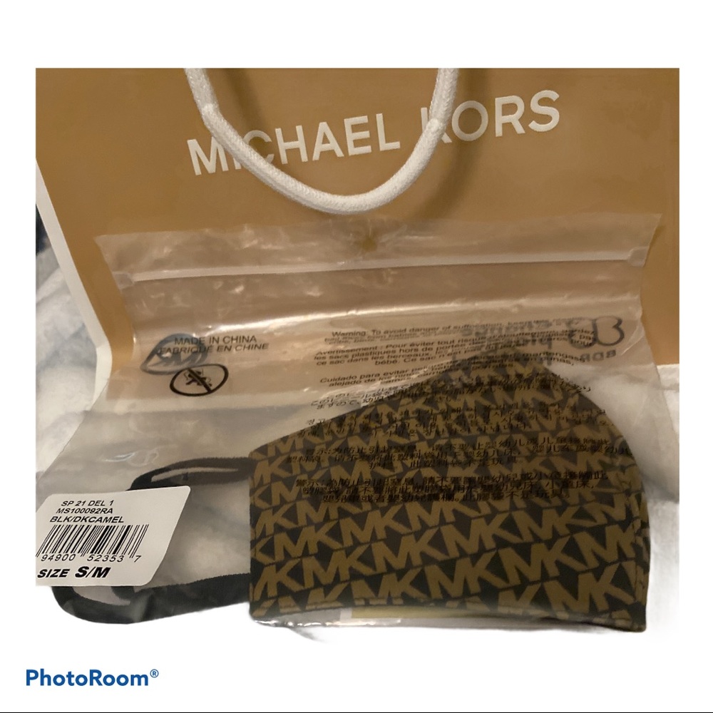 MICHAEL KORS LOGO FACE MASK